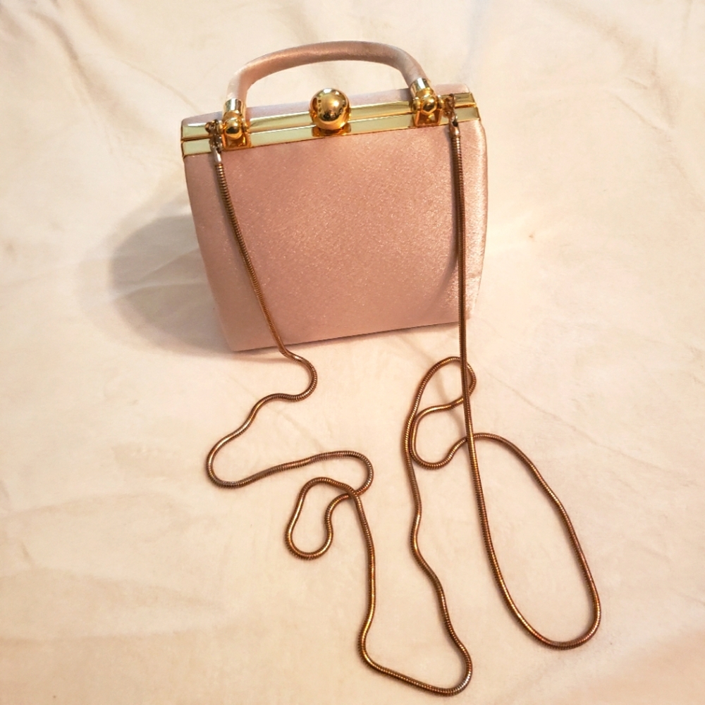 NWOT Preston & York mini bag structured handle and chain